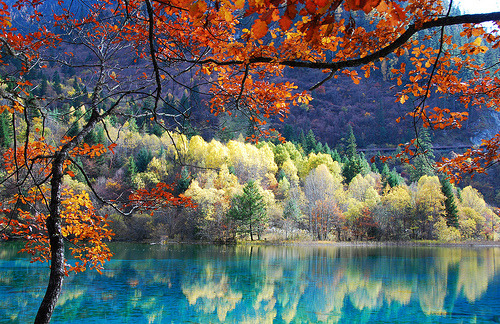 Turquoise Lake, China