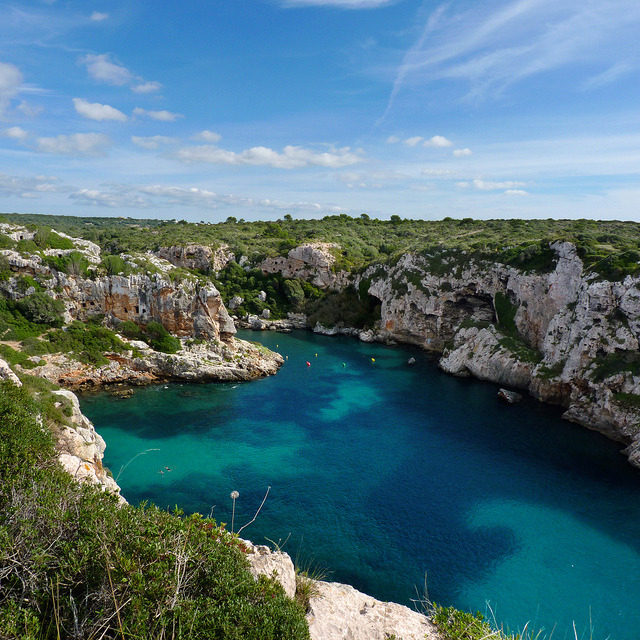 Cales Coves of Menorca - Balearic Islands, Spain.