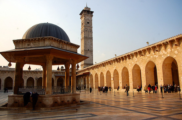 by twiga_swala on Flickr.Great Mosque of the Umayyad in Aleppo, Syria.