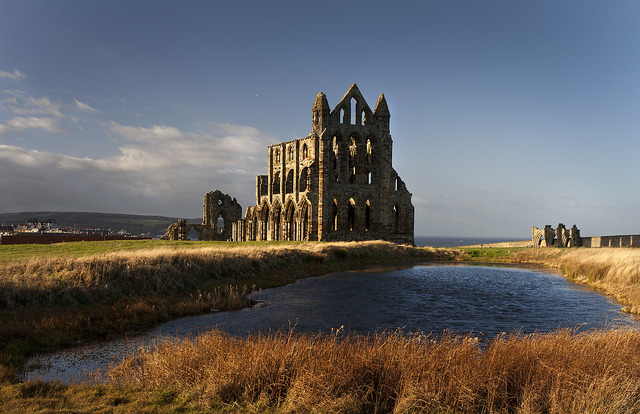 by Theresa Elvin on Flickr.Whitby Abbey - North Yorkshire, England.