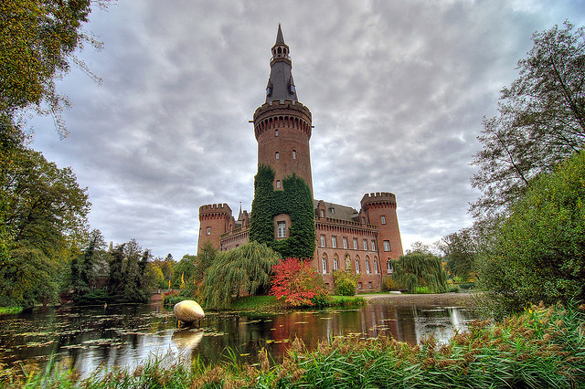by eldejo on Flickr.Schloss Moyland is a castle in Bedburg-Hau, one of the most important neo-Gothic buildings in North Rhine-Westphalia, Germany.