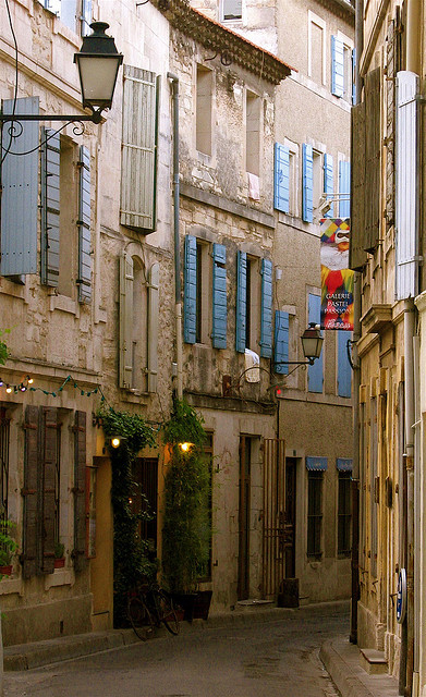 Narrow Street, Provence, France