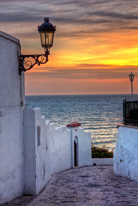 Sunset Lantern, Malaga, Spain