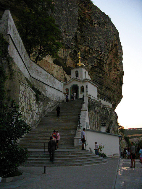 Uspensky Cave Monastery at Chufut-Kale, Crimea, Ukraine