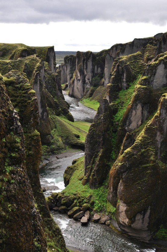 River Canyon, Fjadrargljufur, Iceland