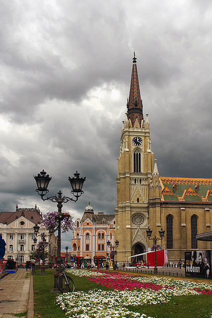 Clouds above Novi Sad in Vojvodina, Serbia