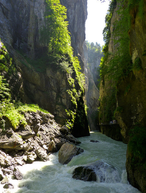 River Canyon, Meiringen, Switzerland