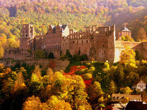 Autumn, Heidelberg Castle, Germany