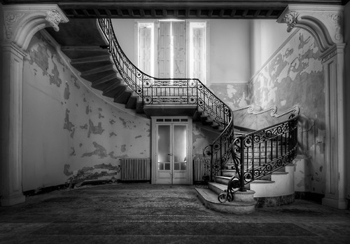 Staircase, Villa Margherita, Italy