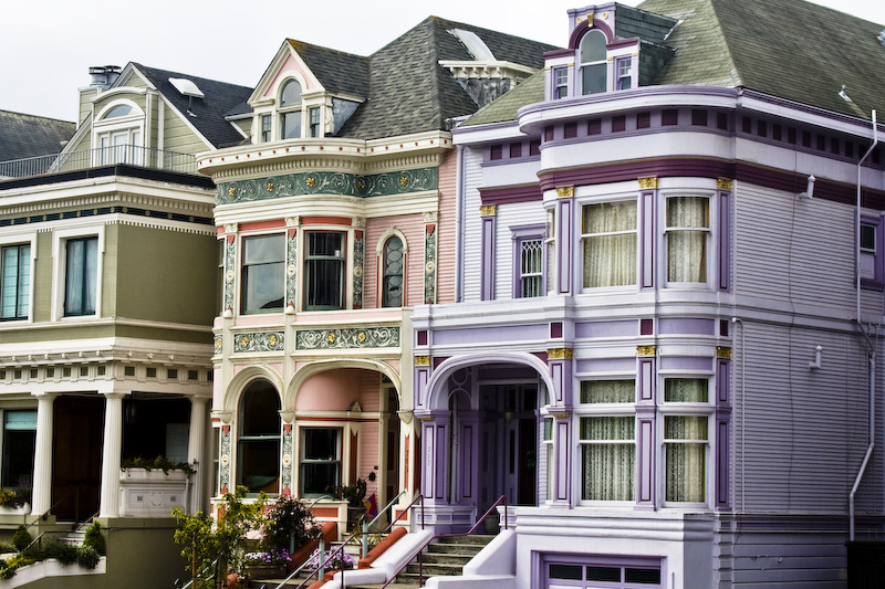 Victorian Homes, San Francisco, California