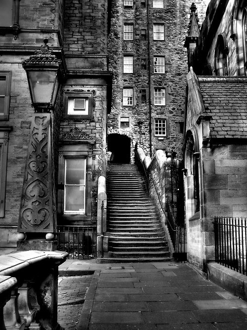 Entrance, Mylne's Court, Edinburgh, Scotland