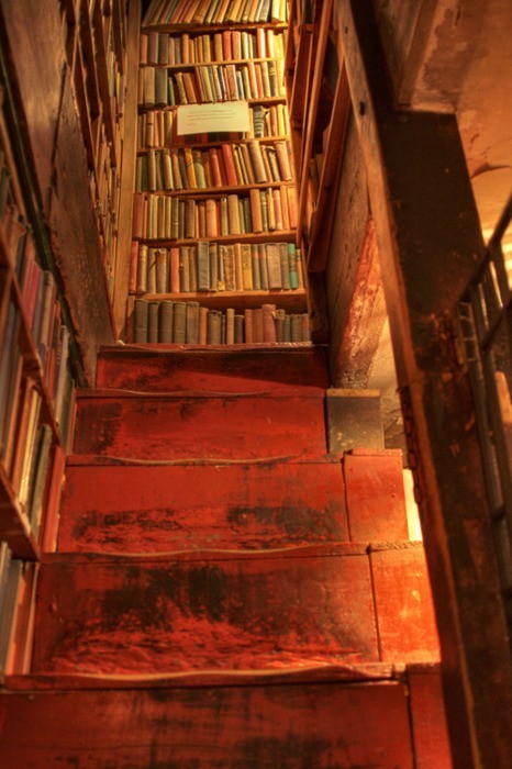 Stairway, Shakespeare and Company Bookstore, Paris