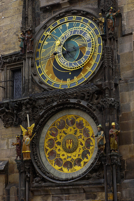 Astronomical Clock in the Old Town Square, Prague, Czech Republic