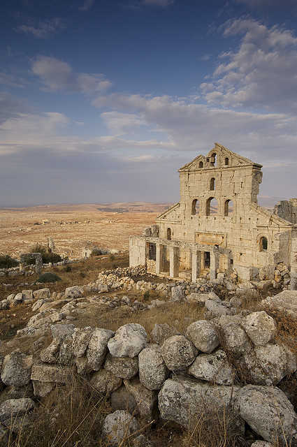 Ruins of The Dead Cities, a Unesco World Heritage Site near Aleppo, Syria