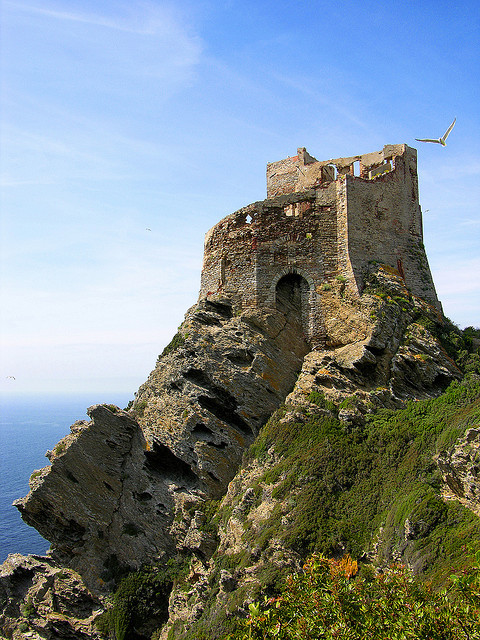 La Torre Vecchia in Gorgona Island, Italy